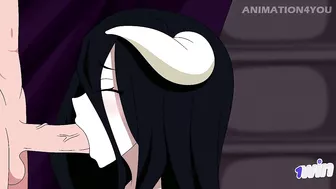 Anime Overlord Albedo and Ainz hentai cartoon anime titjob blowjob creampie kunoichi trainer naruto milf game cosplay asian