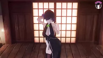 Genshin Impact - Yelan - Dancing In Sexy Dress And Stockings (3D HENTAI)