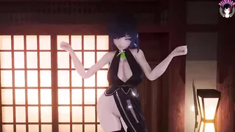 Genshin Impact - Yelan - Dancing In Sexy Dress And Stockings (3D HENTAI)