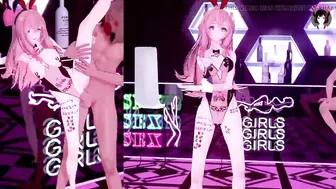 Cute Girl In Bunny Suit - Dancing + Service Sex (3D HENTAI)