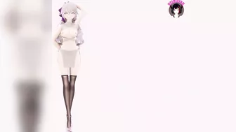 Sexy Girl In Stockings Dancing + Throws Clothes (3D HENTAI)