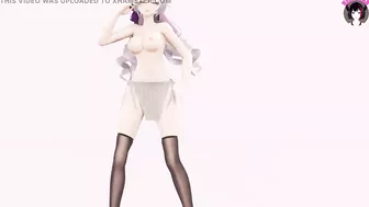 Sexy Girl In Stockings Dancing + Throws Clothes (3D HENTAI)