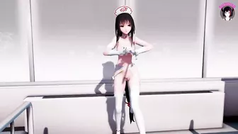 Sexy Nude Nurse Dancing In Hot Stockings (3D HENTAI)