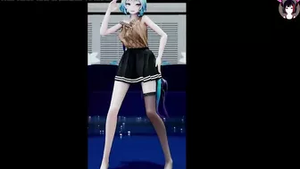 Sexy Miku In Hot Skirt Dancing (3D HENTAI)