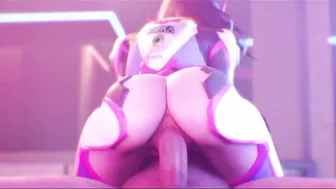 Overwatch 3D PORN - D.Va Riding Big Cock (Sweet Intense Sex Fucking her rich Creamy Pussy) DominotheCat