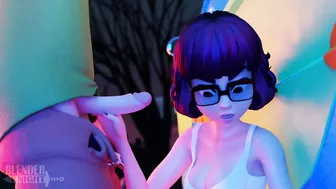 Velma Halloween Animation (Blenderknight, LewdHeart)