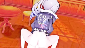 Silver Wolf Honkai Star Rail 3D HENTAI Shortver