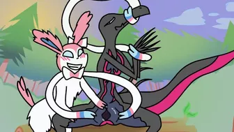 Sylveon X Salazzle! Pokemon sex