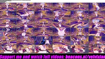 Genshin Impact - Fischl - Sexy Dance Xray Clothes + Sex Lying Doggystyle (3D HENTAI)