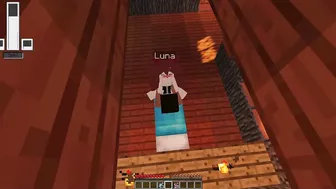 Finding a cute cat-like girl Luna ends up in a hot fucking | Minecraft - Jenny Sex Mod Gameplay