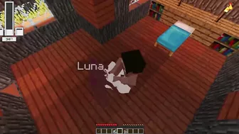 Finding a cute cat-like girl Luna ends up in a hot fucking | Minecraft - Jenny Sex Mod Gameplay