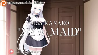 [ASMR Audio & Video] Hentai Vtuber Kanako Becomes your new Maid!