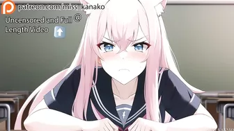 [ASMR Audio & Video] Catgirl Student needs help studying she repays you!