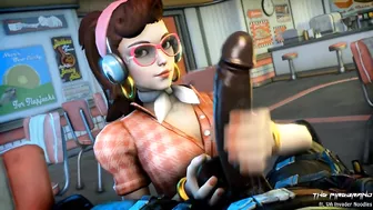 D.va's Handjob - Overwatch BBC Hentai