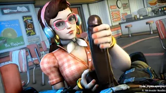 D.va's Handjob - Overwatch BBC Hentai