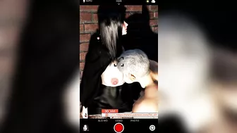 Fucking a Korean girl in a back alley(Camera ver POV)