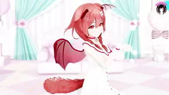 Inugami - Vtuber Sexy Teen Dancing + Gradual Undressing (3D HENTAI)