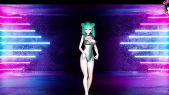 Sexy Miku In Hot Chinese Dress Dancing + Gradual Undressing (3D HENTAI)