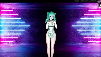 Sexy Miku In Hot Chinese Dress Dancing + Gradual Undressing (3D HENTAI)