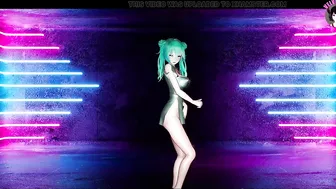 Sexy Miku In Hot Chinese Dress Dancing + Gradual Undressing (3D HENTAI)