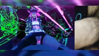 K/DA Akali 3D Hentai from League of Legends (jerk off)