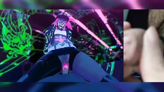 K/DA Akali 3D Hentai from League of Legends (jerk off)