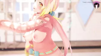 Cutie Kitten Girl - Sexy Dancing + Gradual Undressing (3D HENTAI)