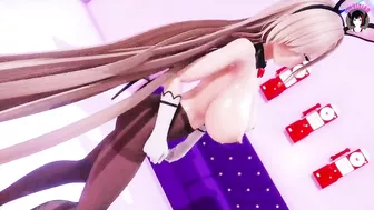 Thick Asuna In Bunny Suit With Pantyhose - Sexy Dance (3D HENTAI)