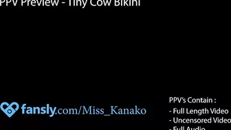 Vtuber Cosplay's off Cow Bikini! PPV Preview!