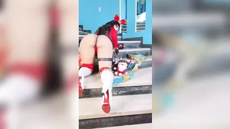 Amber genshin impact cosplay hentai