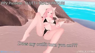 Getting Fucked Hard in a Tiny Bikini. Beach Date Gone Wrong! Vtuber Kanako gets a tan!