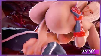 Futa cammy he fucks Juri Han with big dick cums inside