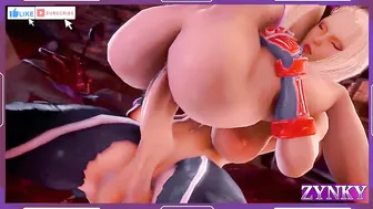 Futa cammy he fucks Juri Han with big dick cums inside