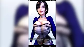 Elizabeth Sends a Message Bouncing Her Perfect Tits As She Walks