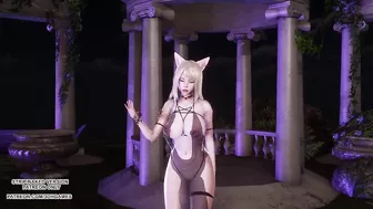 [MMD] JISOO - FLOWER Ahri Sexy Kpop Dance League of Legends Uncensored Hentai 4K 60FPS