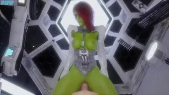 Gamora 3D POV fuck (loop) Guardians of the Galaxy Marvel