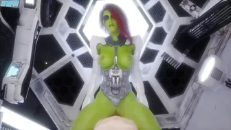 Gamora 3D POV fuck (loop) Guardians of the Galaxy Marvel