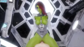 Gamora 3D POV fuck (loop) Guardians of the Galaxy Marvel