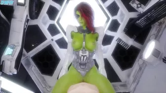 Gamora 3D POV fuck (loop) Guardians of the Galaxy Marvel