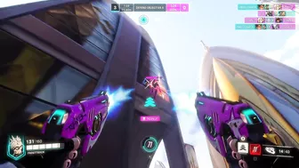 Dva gets double penetrated by Genji and Reinhardt