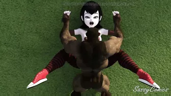 Mavis Dracula Fucked Hard by Monster on Public golf course