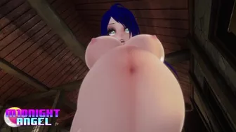 BIG Boobs and Belly Cumflation ????????????????????????