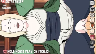 Tsunade DoggyStyle Milf Creampie Thick Thighs Fingering Moaning Orgasm - Hole House