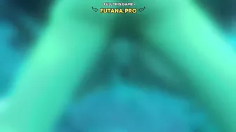 futanari a shemale and girl have sex in pool