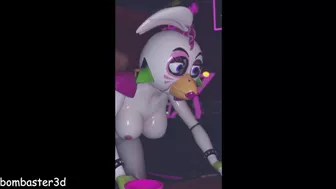 Pov glam rock Chica fucks in pussy and anal in her room after closing Fnaf porn part 2