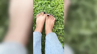 Showing my beautiful feet