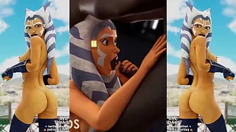 Ahsoka Blacked PMV SplitScreen