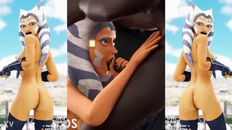 Ahsoka Blacked PMV SplitScreen