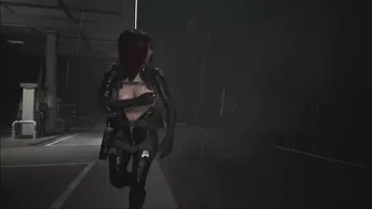 Sexy Black Widow Natasha Romanoff_Latex Chubby Thicker Nude_Sexy Latex Big Ass Resident Evil 2