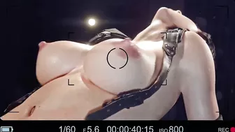 Tifa Lockharts (final fantasy ) she jerks a cock between her thighs and gets cum in her ass